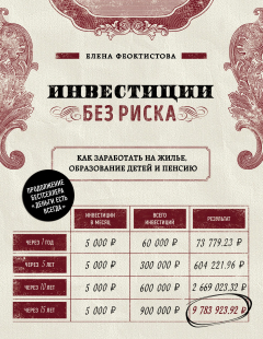 Книга Инвестиции без риска. Как заработать на жилье, образование детей и пенсию на ReadRate.com книга Инвестиции без риска. Как заработать на жилье, образование детей и пенсию